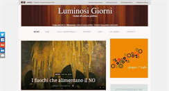 Desktop Screenshot of luminosigiorni.it