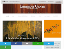Tablet Screenshot of luminosigiorni.it